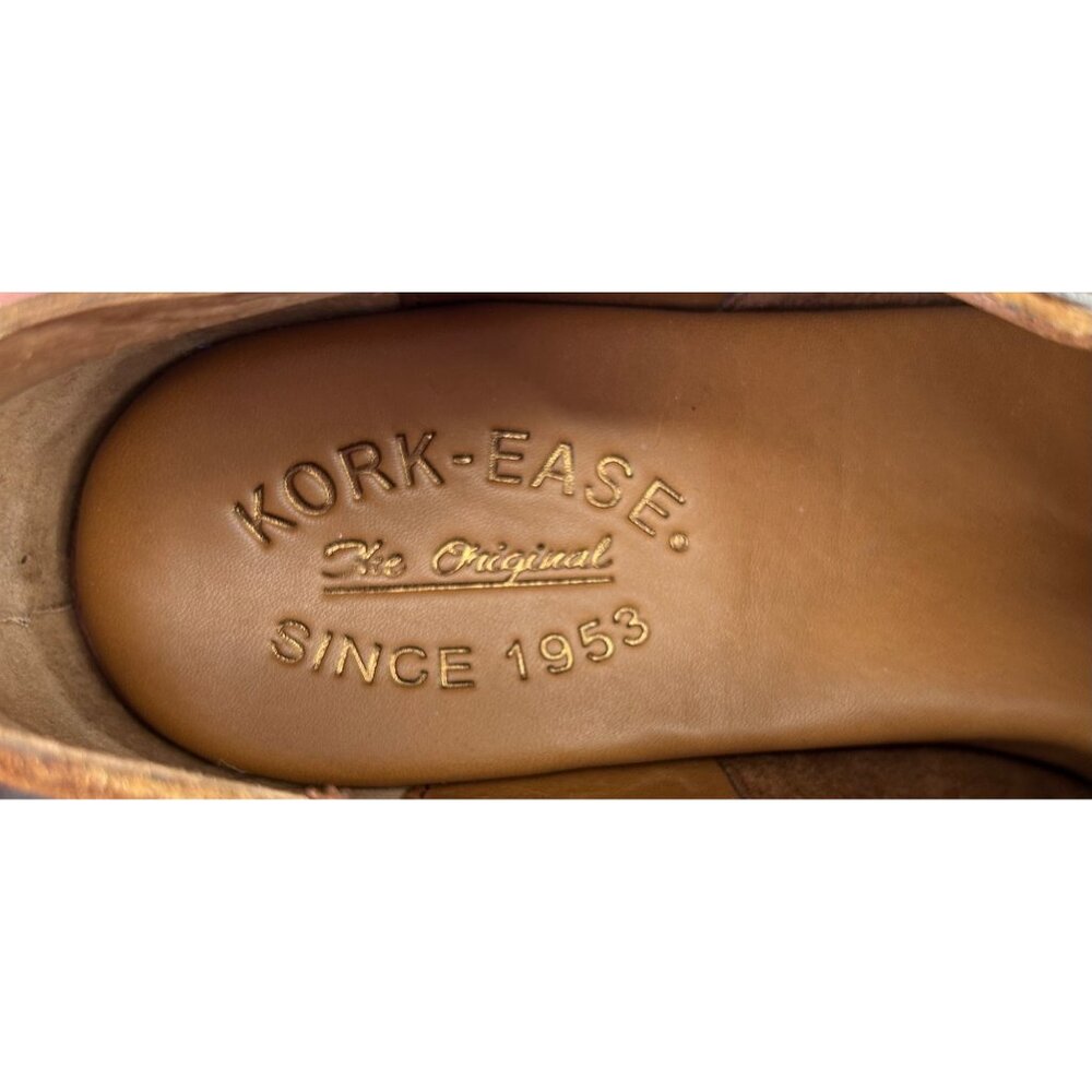 Kork Ease Niseda Brown Distressed Leather Oxford Womens 7.5 Buckle Closure - Picture 8 of 10